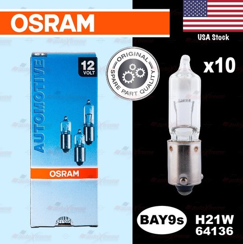 OSRAM Genuine Rear Fog Reverse Brake Bayonet Side Position Bulb H6W 434 H21W 435 - Picture 19 of 20