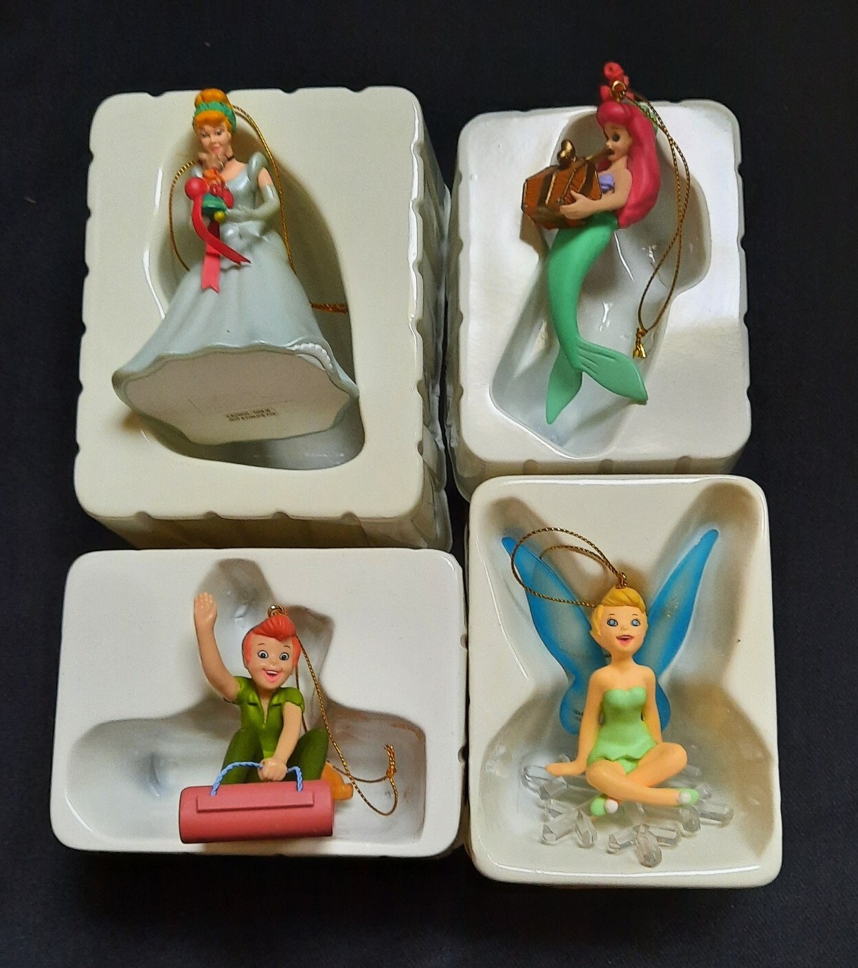 Vintage Lot Of 10 Grolier/Disney Christmas Tree Ornaments eBay