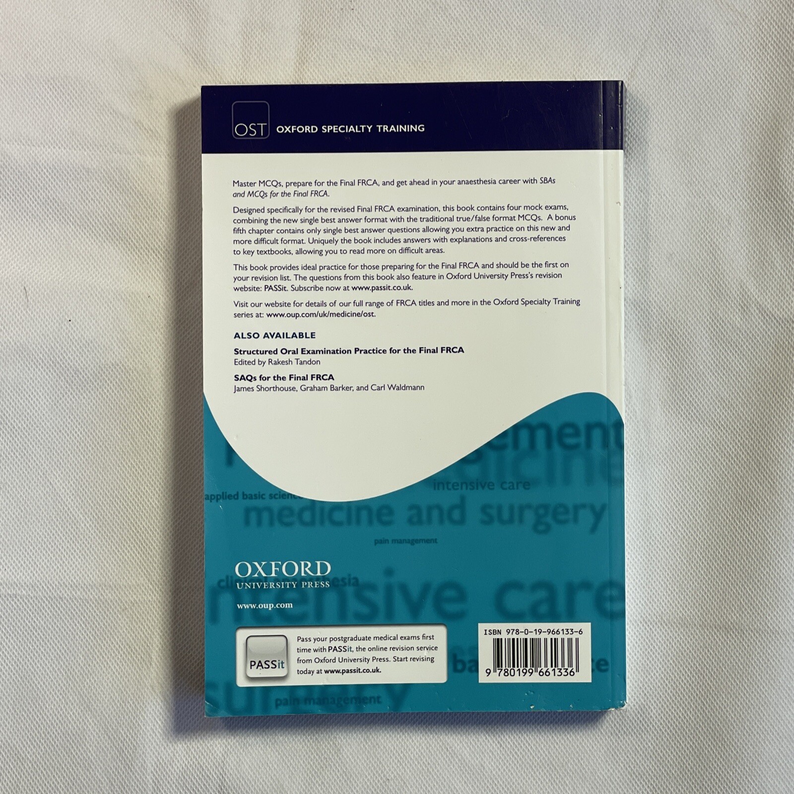 SBAs and MCQs for the Final FRCA by Rakesh Tandon (Paperback, 2012)