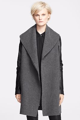 vince grey coat