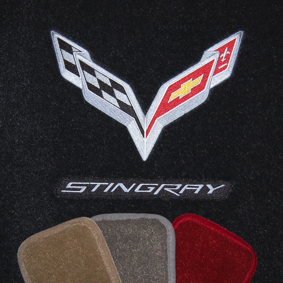 Alfombrillas Chevrolet Corvette C7 Stingray 2014-2019 Jet Premium 32 oz en stock Foto 2 de 4