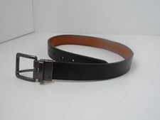 Nautica Boys Casual Reversible Faux Leather Belt Brown/Black - Size 22/55