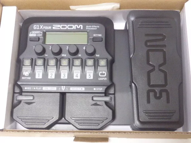 ZOOM G1X FOUR Guitar Multi-Effects Processor New in Box | eBay