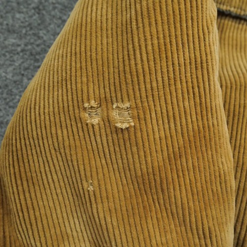 Vintage Sears Jacket Youth 16 XL Brown Corduroy Sherpa Lined Distress Grunge 70s - Picture 13 of 21