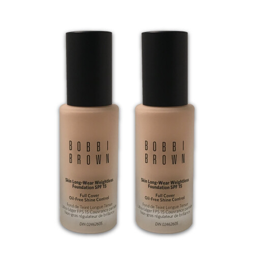 Bobbi Brown Skin LongWear Weightless Foundation Neutral Porcelain LOTOF 2 NO BOX - Picture 1 of 1