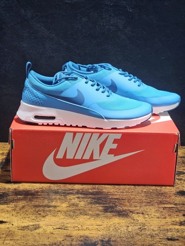 WMNS NIKE Air Max Thea Print BLUE LAGOON 599409-411 US Size 9 EUR 40.5 NEW - 第 1/21 張圖片