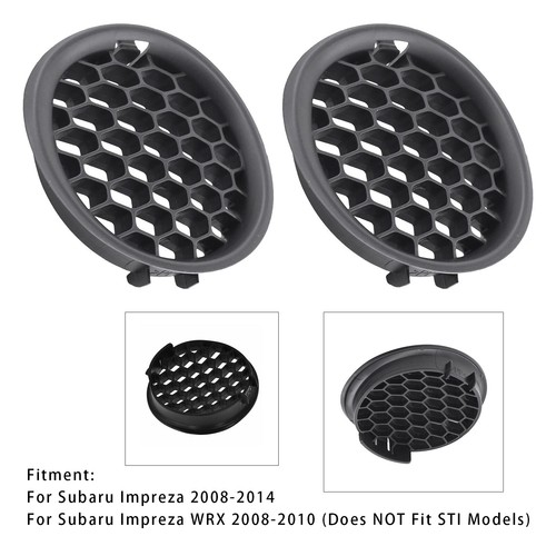 Pair Fog Light Cover Grilles For Subaru Impreza 2008-2014 57731FG200 - Picture 4 of 13