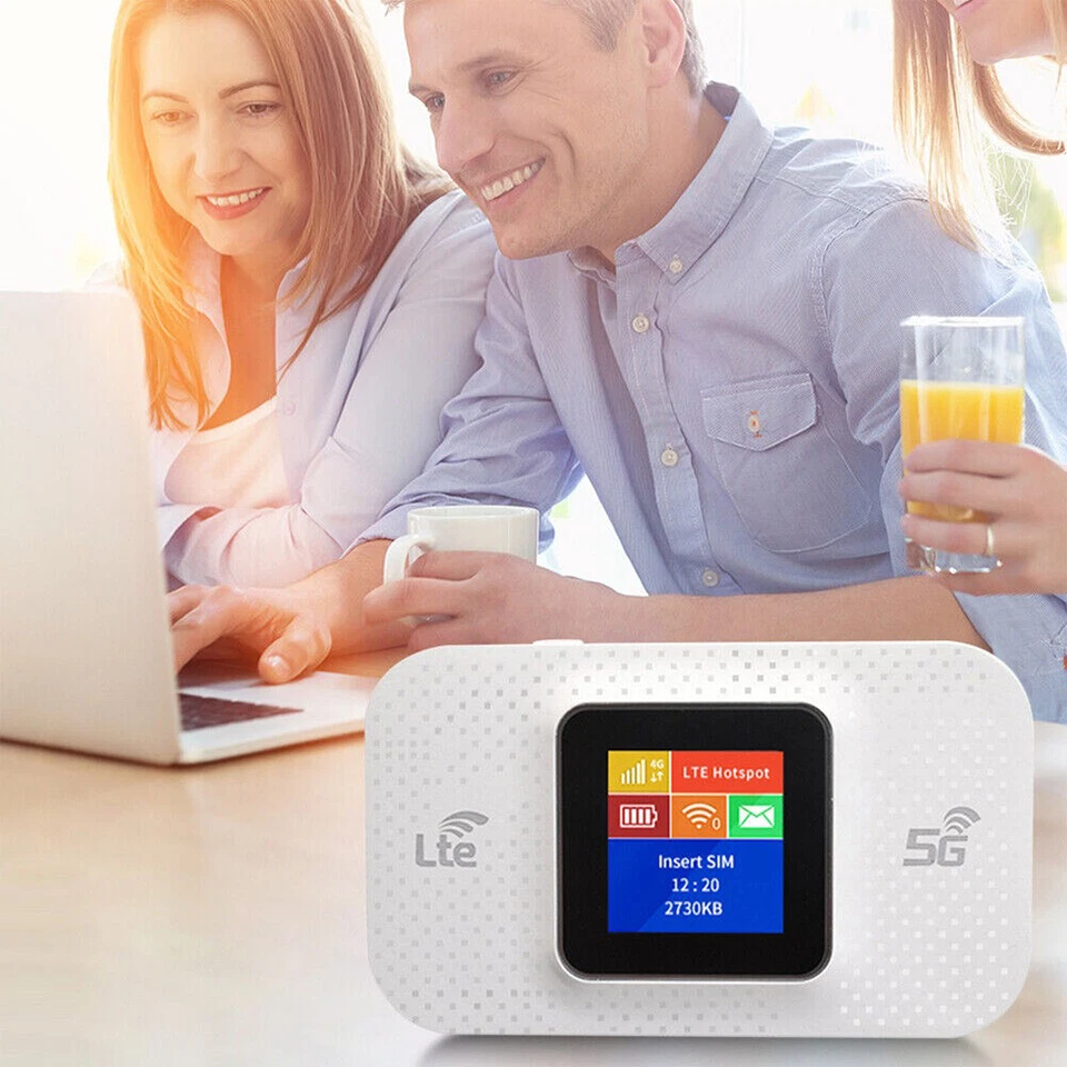 4G Lte WLAN-Router Mobiler WLAN-Router 150 Mbit/s Sim-Kartensteckplatz 3650 mAh - Bild 3 von 4