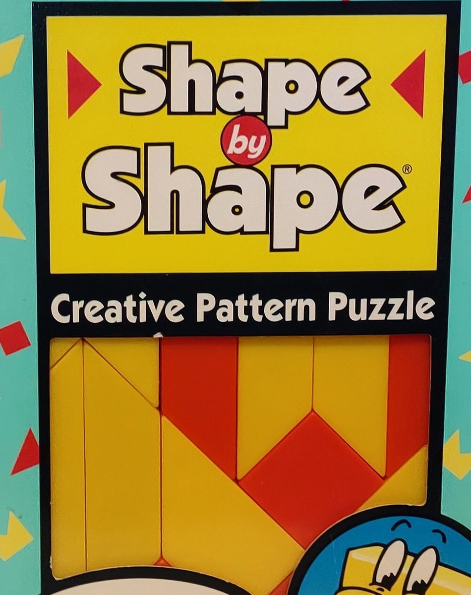 洋書 Pattern and Shape Binary Arts SHAPE TO SHAPE Creative Pattern Puzzle 14 Pieces 60