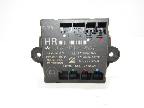 MERCEDES BENZ C W204 DOOR CONTROL Module Tür Steuergerät A2048702526