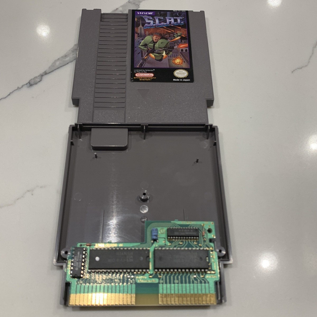 S.C.A.T. Special Cybernetic Attack Team (NES 1991) Authentic S.C.A.T. Special Cybernetic Attack Team (NES 1991) Authentic
