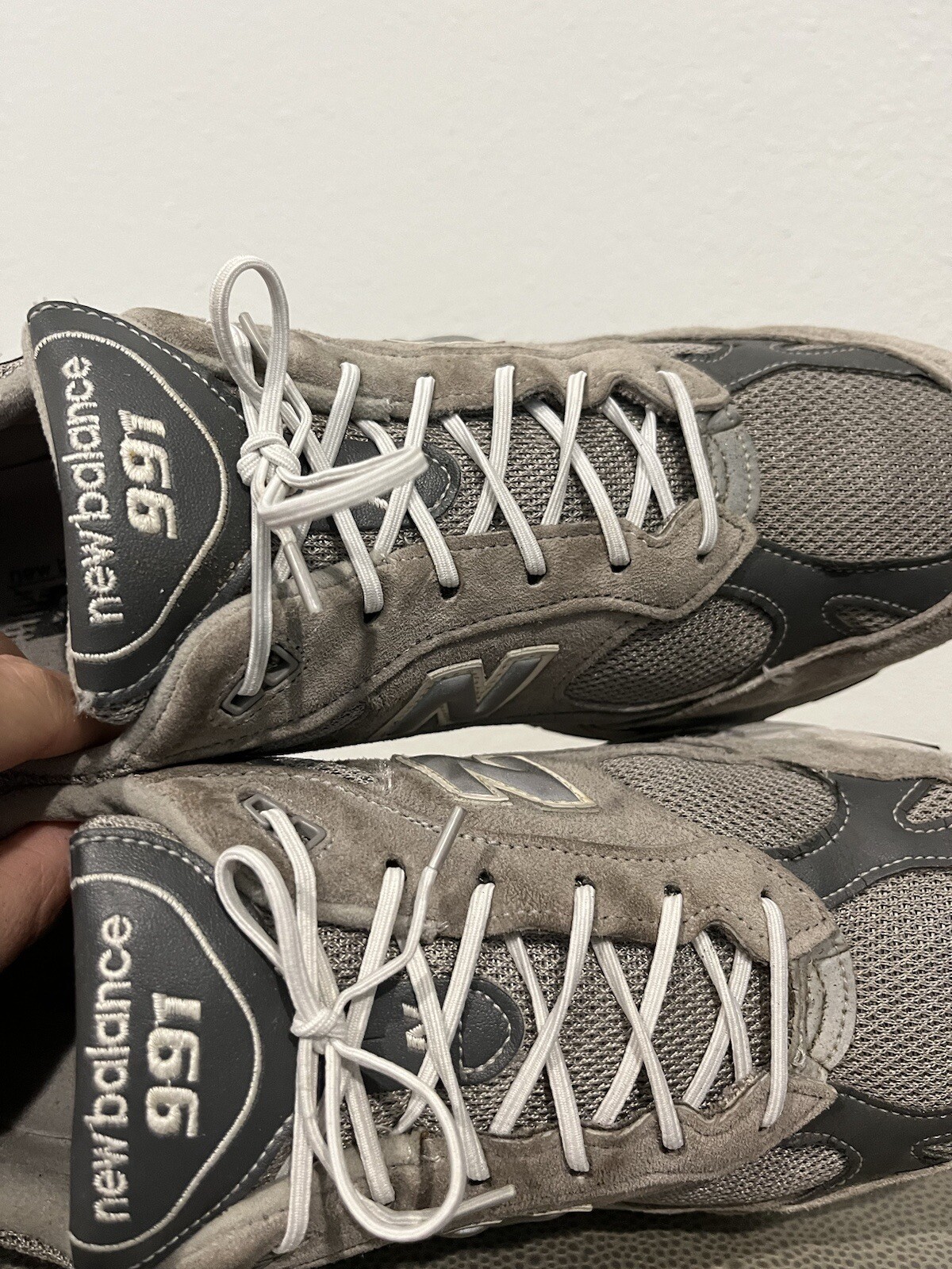 New Balance 991 M991GL Mens Size 11.5 4E Made In USA Gray Sneaker 