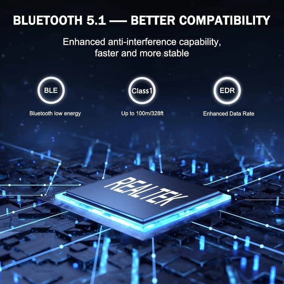 XDO BT802 Long Range USB Bluetooth Adapter PC Class 1 5.1 + EDR 328FT/100M Wi... - Bild 4 von 4