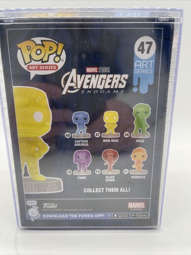 Personaggio Funko Pop Iron Man Artist Series Infinity Saga #47 e protezione rigida come nuovo - Foto 4 di 8
