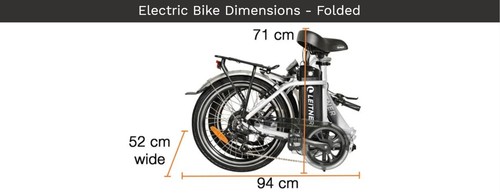20" Step-Through Folding Ebike | Leitner Libelle | Blue | Used Twice | 25kmph - Picture 6 of 7