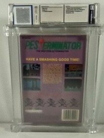 Pesterminator the Western Exterminator NES Factory Sealed WATA Grade 8.5 A Rare