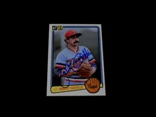 Bobby Castillo Autographed 1983 Donruss Baseball Card #102 Minnesota Twins Auto