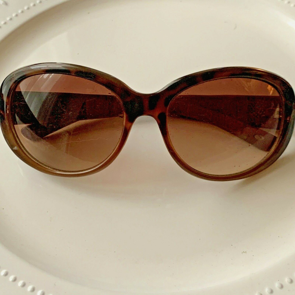 Nine West Sunglasses Women Dark Tortoise Shell Cat Eye  display picture 3