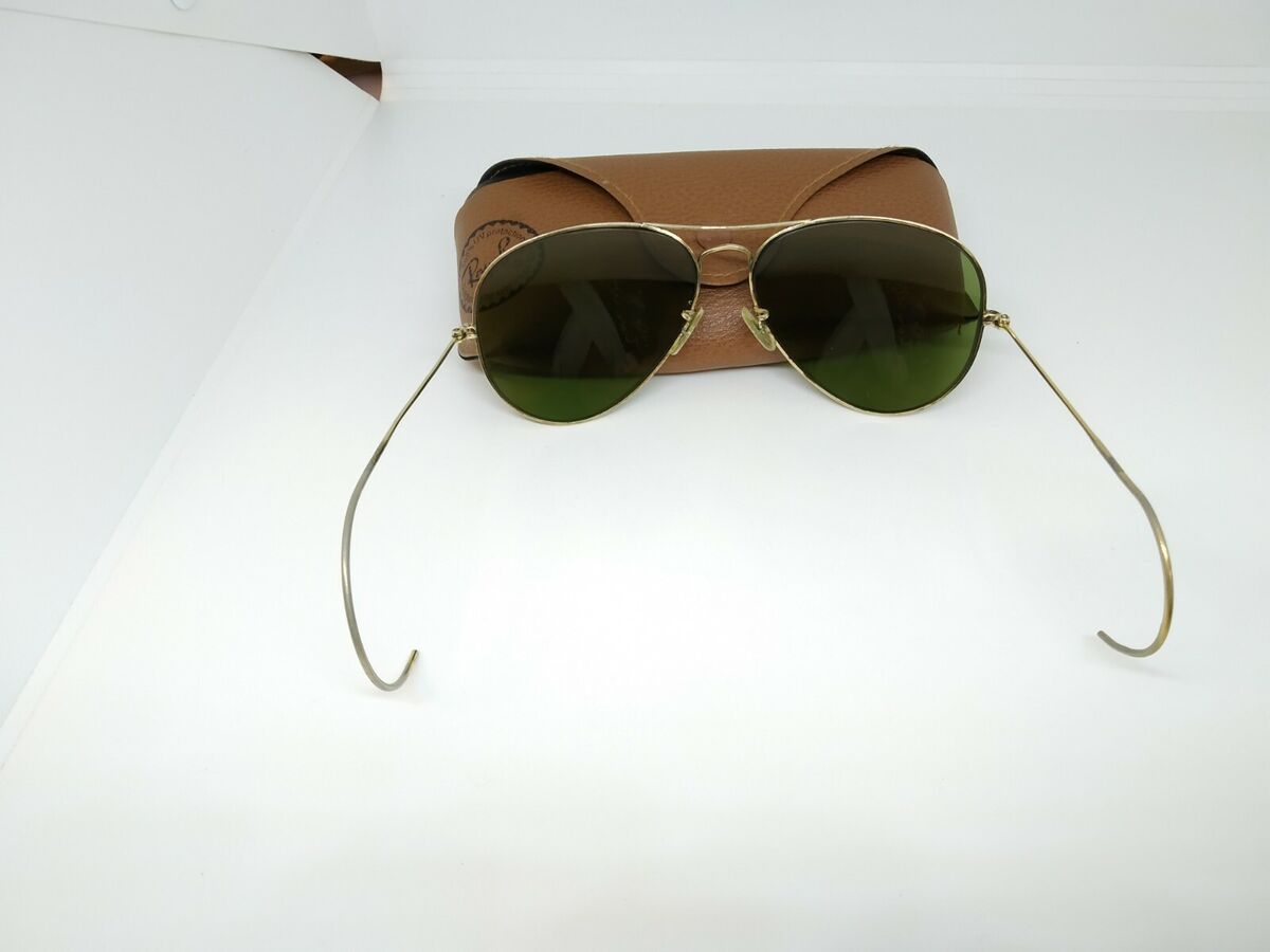 Vintage B&L Ray Ban USA Lic Outdoorsman Aviator Cable Wrap 1 Vintage B&L Ray Ban USA Lic Outdoorsman Aviator Cable Wrap 1