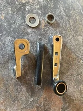 MERCEDES W107 350 450 SL CONVERTIBLE SOFT TOP TONNEAU COVER LOCK RELEASE HANDLES