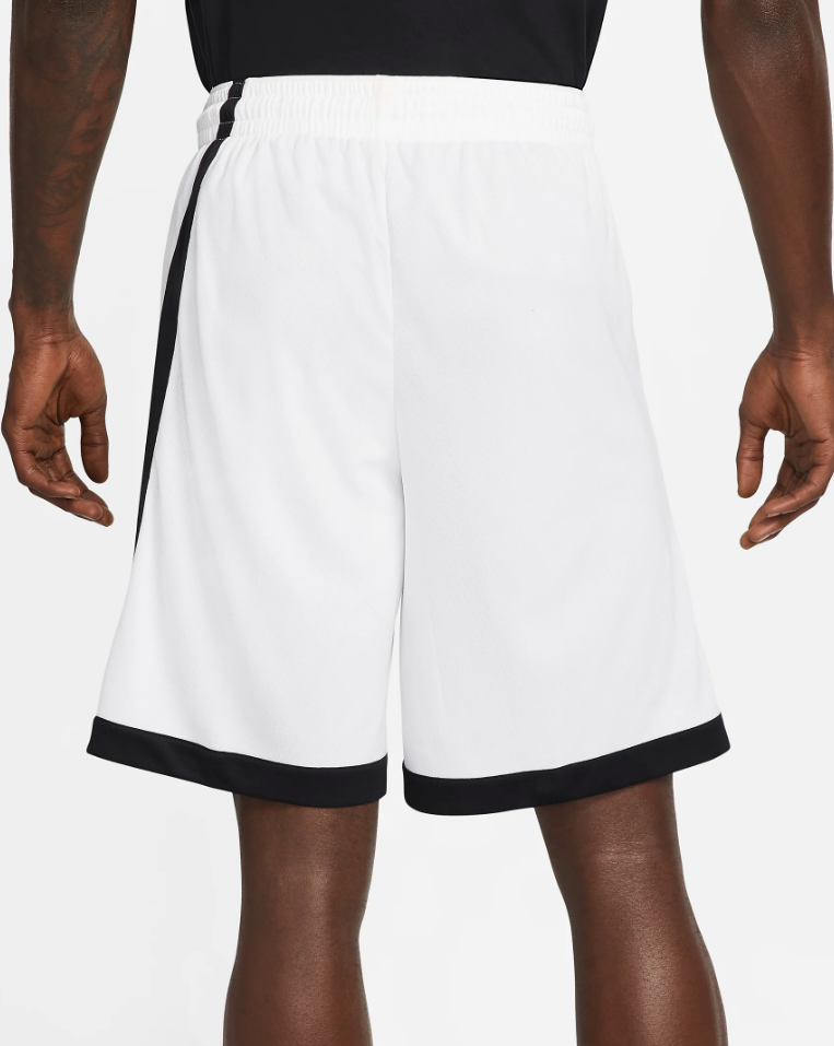 海外限定 Nike Dri-FIT Basketball Shorts Lサイズ Nike Dri-Fit Swoosh Logo Mens Shorts White Black Multi Size