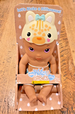 WEE WATER BABYS Baby WEE KITTY Katze Puppe Schleife Mütze Sammlerstück Spielzeug Pool Bad NEU