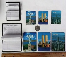 CHOOSE Q'TY- "Newyork" 3 Design Telephone no.  Address Book Folded Magnetic