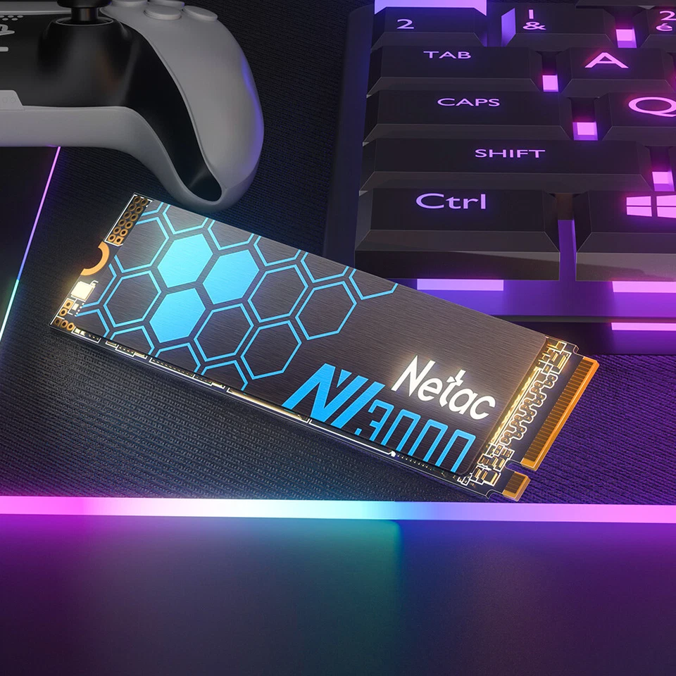 Netac 2TB 1TB 500GB Internal SSD M.2 NVMe PCIe3.0 Solid State Drive lot - Image 4 of 4