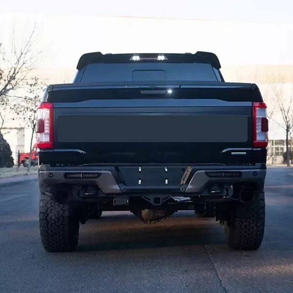 Glossy Black ABS Rear Roof Spoiler Wing Fit for Ford F-150 F150 2021 ...
