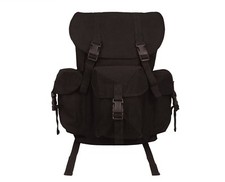 Black Canvas Outfitter Military Rucksack Backpack Rothco 9202