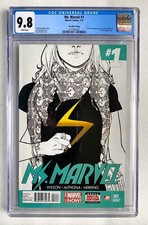 MS. MARVEL #1 7TH PRINT CGC 9.8 SUPER RARE KAMALA KHAN 1ST SOLO SERIES MCU TV