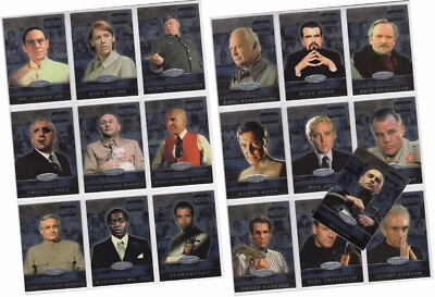 James Bond 40th Anniversary - 19 Karten ''Bond Villains'' Chase Set BV001-BV0019
