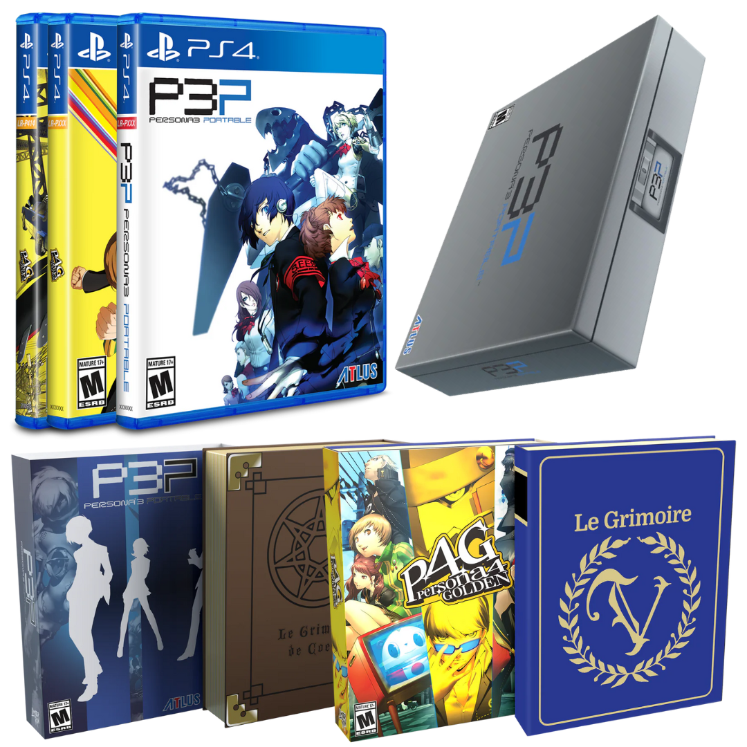 新品 未開封 GCCmini PERSONA3 & PERSONA4 2階 Limited Run #537 + #538 : Persona 3 Portable Persona 4 Golden