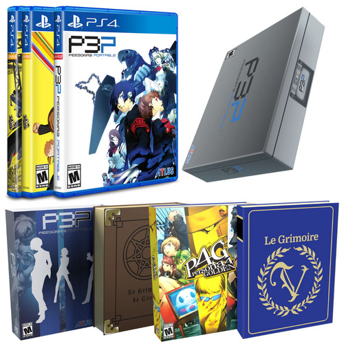 Limited Run #537 + #538 : Persona 3 Portable Persona 4 Golden Grimoire S.E.E.S.