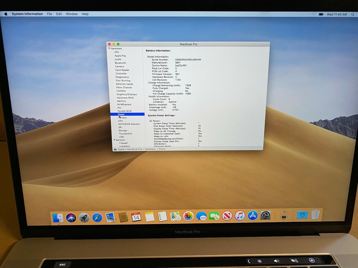Apple MacBook Pro 2019 15