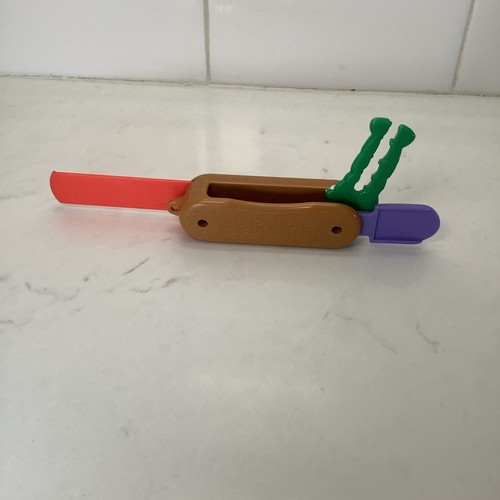 Vtg Peter Pan Plastic Swiss Army Utility Knife 3.5" McDonald's Disney Toy 1998 - Picture 2 of 4