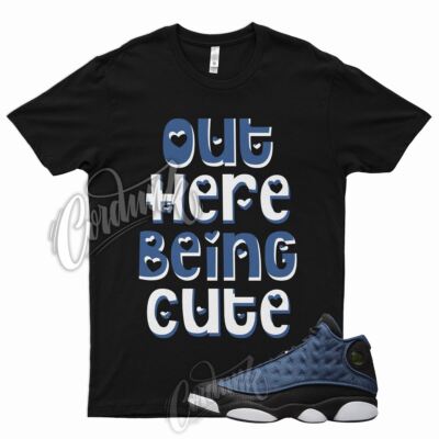 CUTE T Shirt for Air J1 13 Brave Blue White University Flint Low Obsidian 1