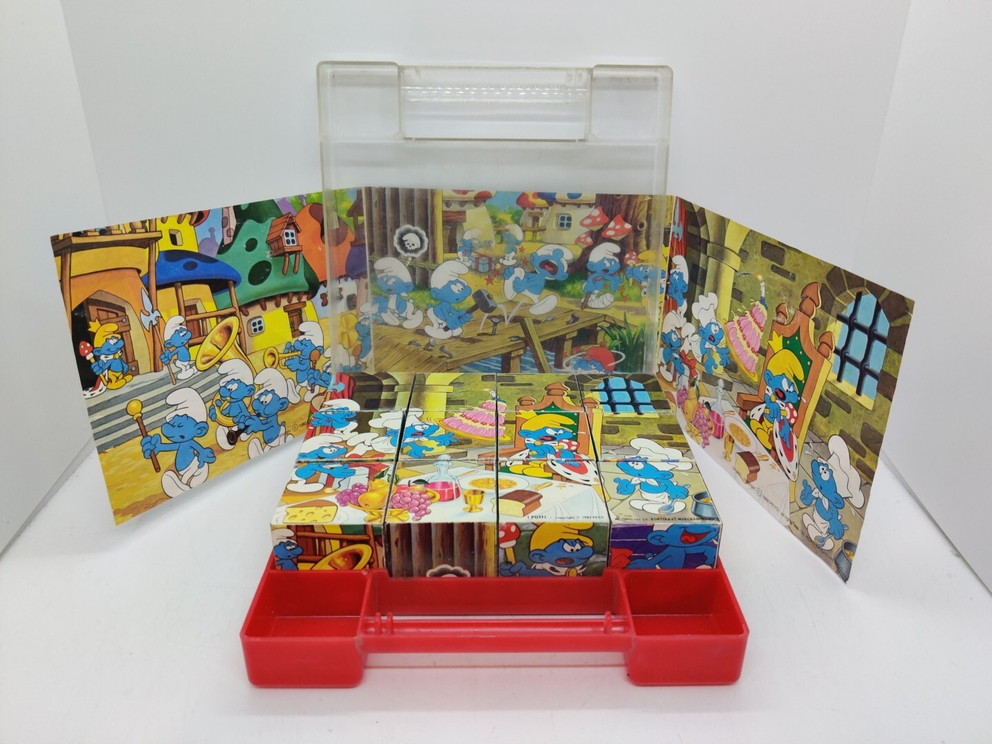 Puzzle Cube Les Schtroumpfs - Puffi 1982 Complet Bel État