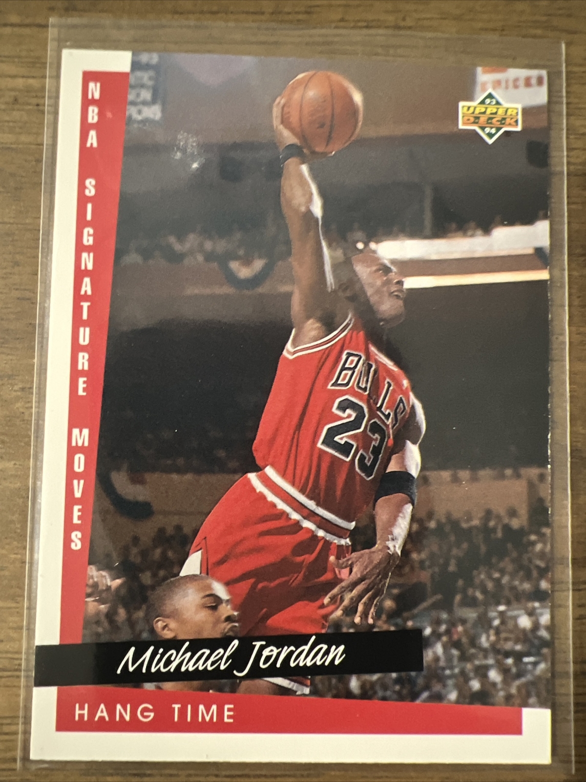 1993 Michael Jordan Upper Deck Hang Time #237 Chicago Bulls HOF GOAT         B55