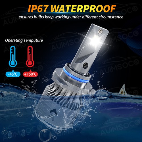 For Ford Transit-150 250 350HD 2015-2020 White LED Bulbs High Low Beam - Picture 6 of 10