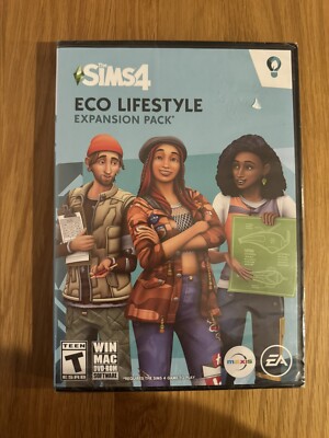 The Sims 4: Eco Lifestyle Expansion Pack (PC Mac, 2020) Brand New Factory Sealed