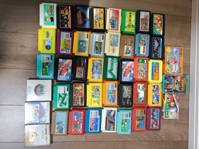 Famicom Game Set Tetris, Mario, Donkey Kong, Super Mario, Battle City, Pac-Land