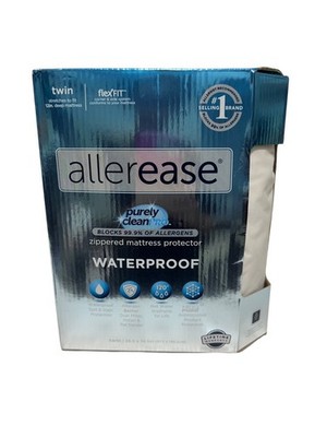 Allerease Twin Size Waterproof Zippered Mattress Protector Purely Clean Pro
