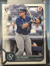 2022 Bowman Cal Raleigh #49 RC Seattle Mariners