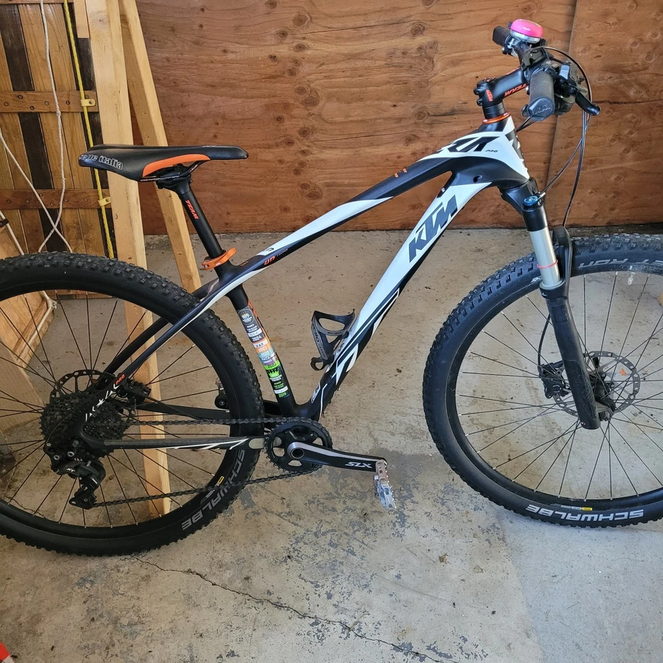 Hardtail KTM mountain Bike. Size Small..pedals and martini bell Not Included - Image 2 of 2