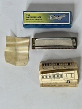 The American Ace Harmonica Hohner Panarmonic Made in Ireland - C- W/ Box