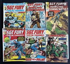 Sgt. Fury and His Howling Commandos #37,57,74,102,104,111 (Marvel 1966 - 1973)