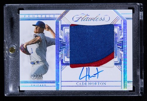 Cade Horton 2024 Panini Flawless Baseball Auto Patch 12/25 Prospect [xdC32