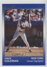 1991 Star Silver 1/2000 Vince Coleman #4 1d6