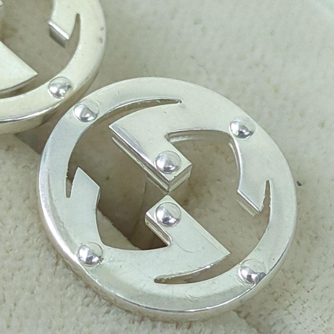 Gucci Interlocking Cufflinks Silver 925 - image 12